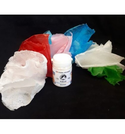 TIUL NEUTRALNY FOOD COLOURS 30g Neutral Tulle
